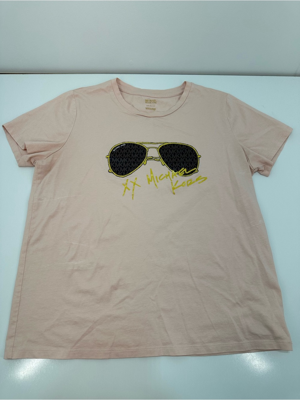 Michael Kors Pale Pink Graphic Sunglasses Tee